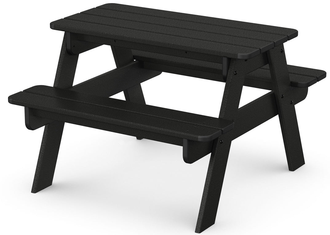 Kids Black Picnic Table