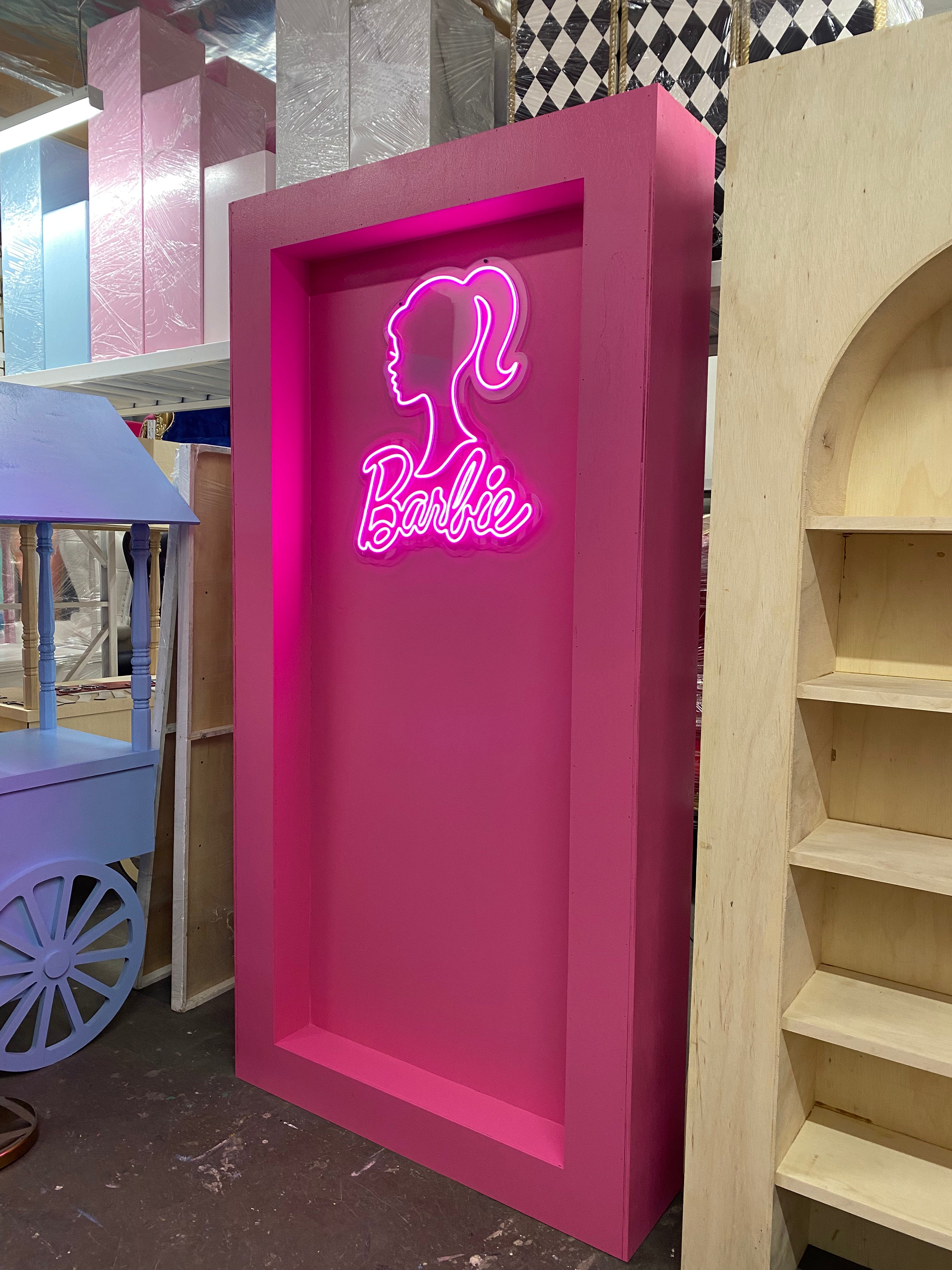 LED Barbie Wall