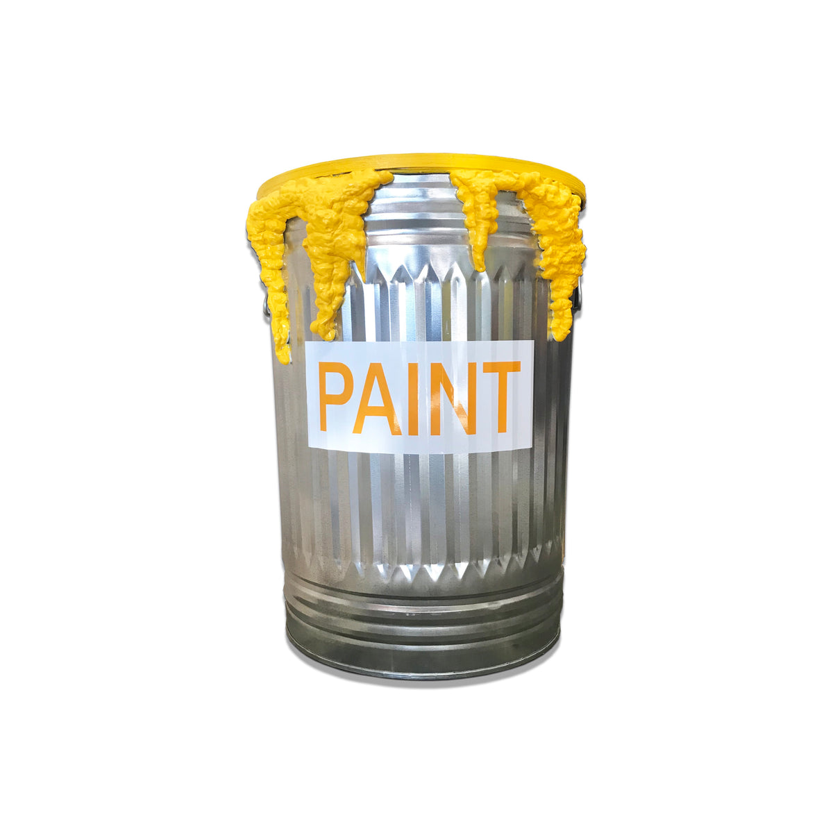 Yellow Paint Can Table