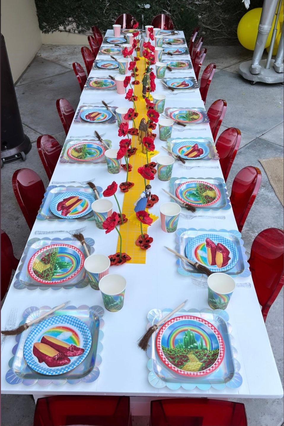 Kids White Farm Table