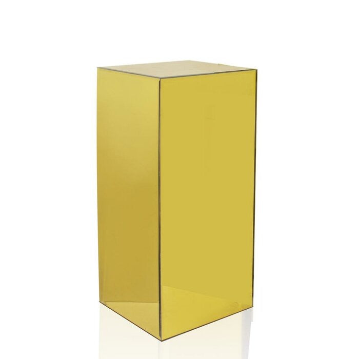 3 Foot Gold Mirror Pedestal