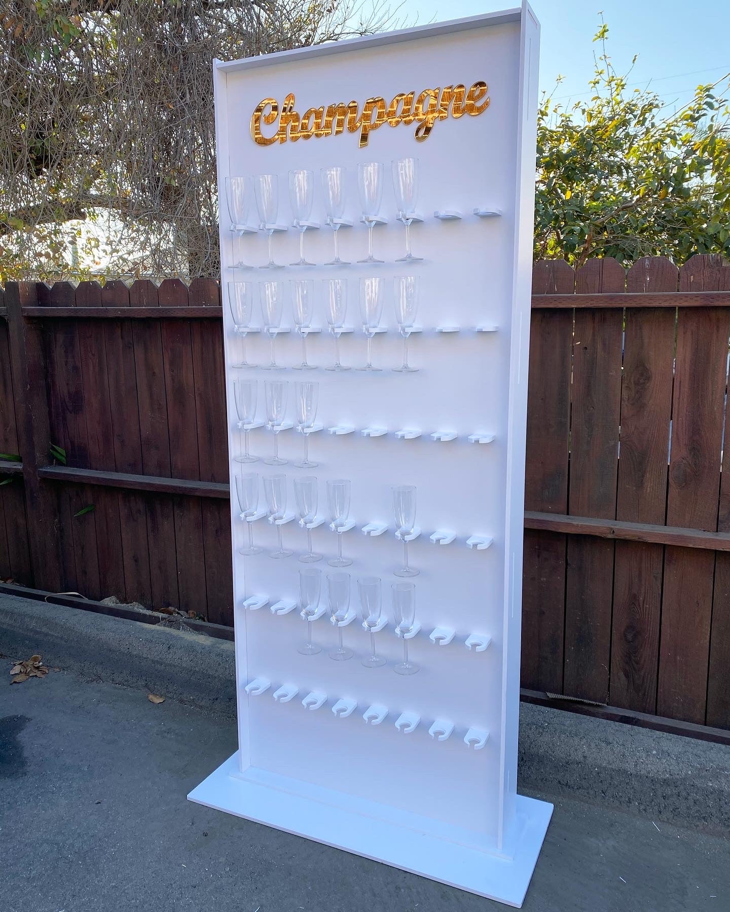 White Champagne Wall