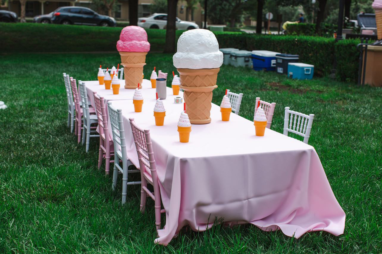 Small Pink Ice Cream Cone