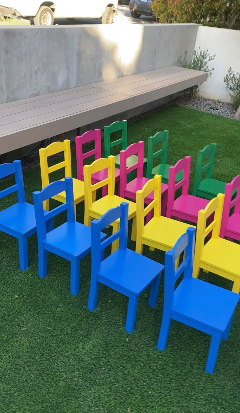 Kids Yellow Aztlan Chair