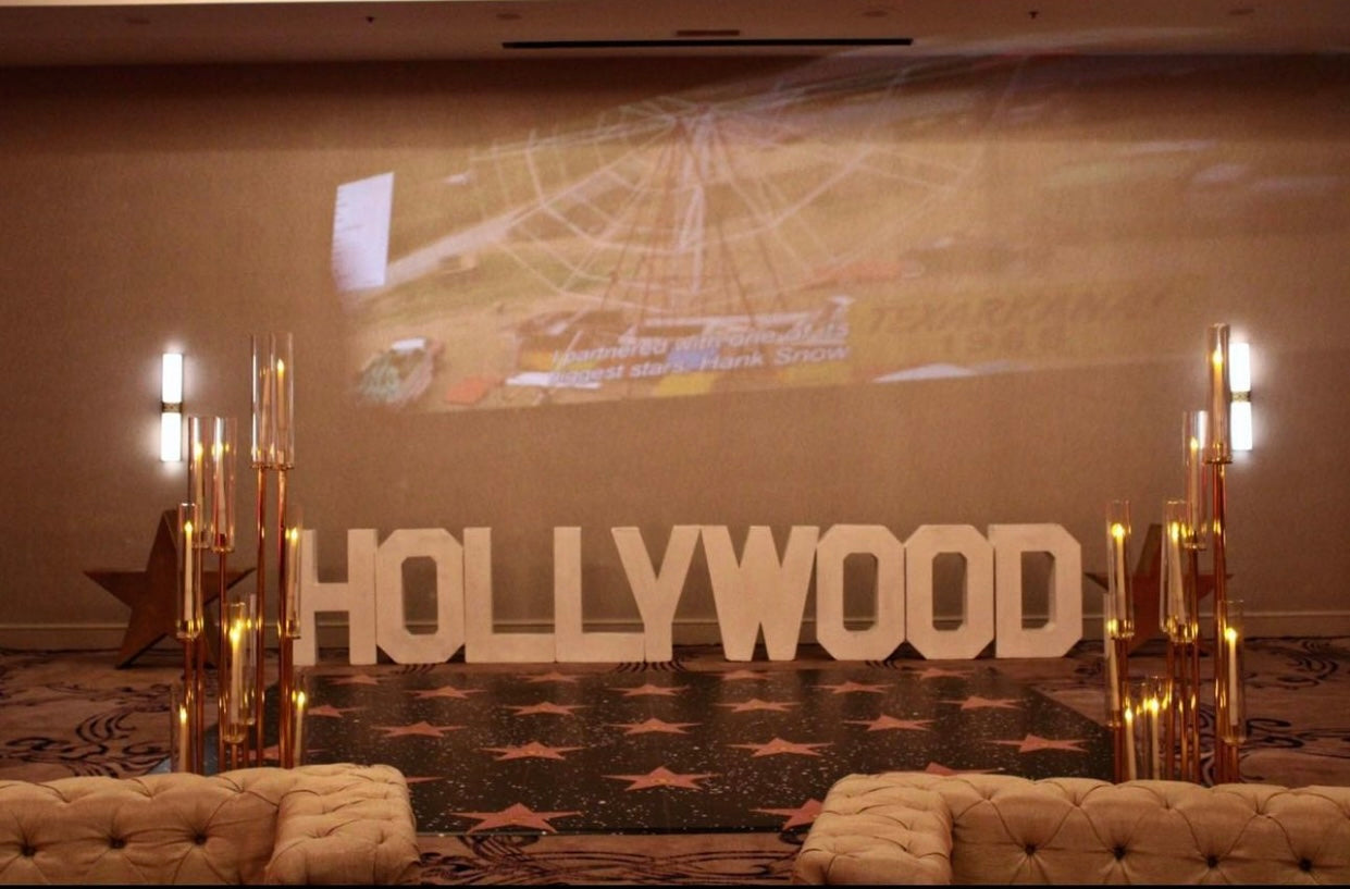 3D Hollywood Letters
