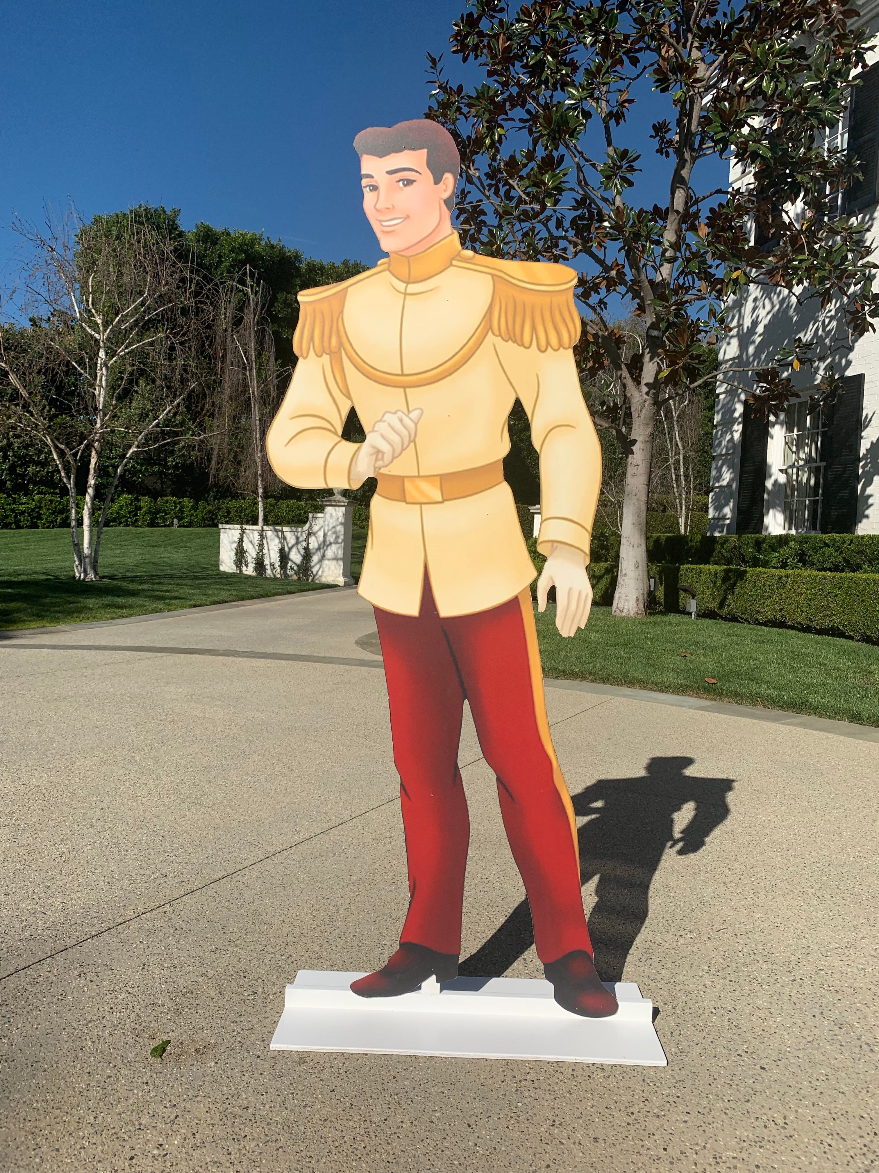 Prince Wood Cut Out Standee