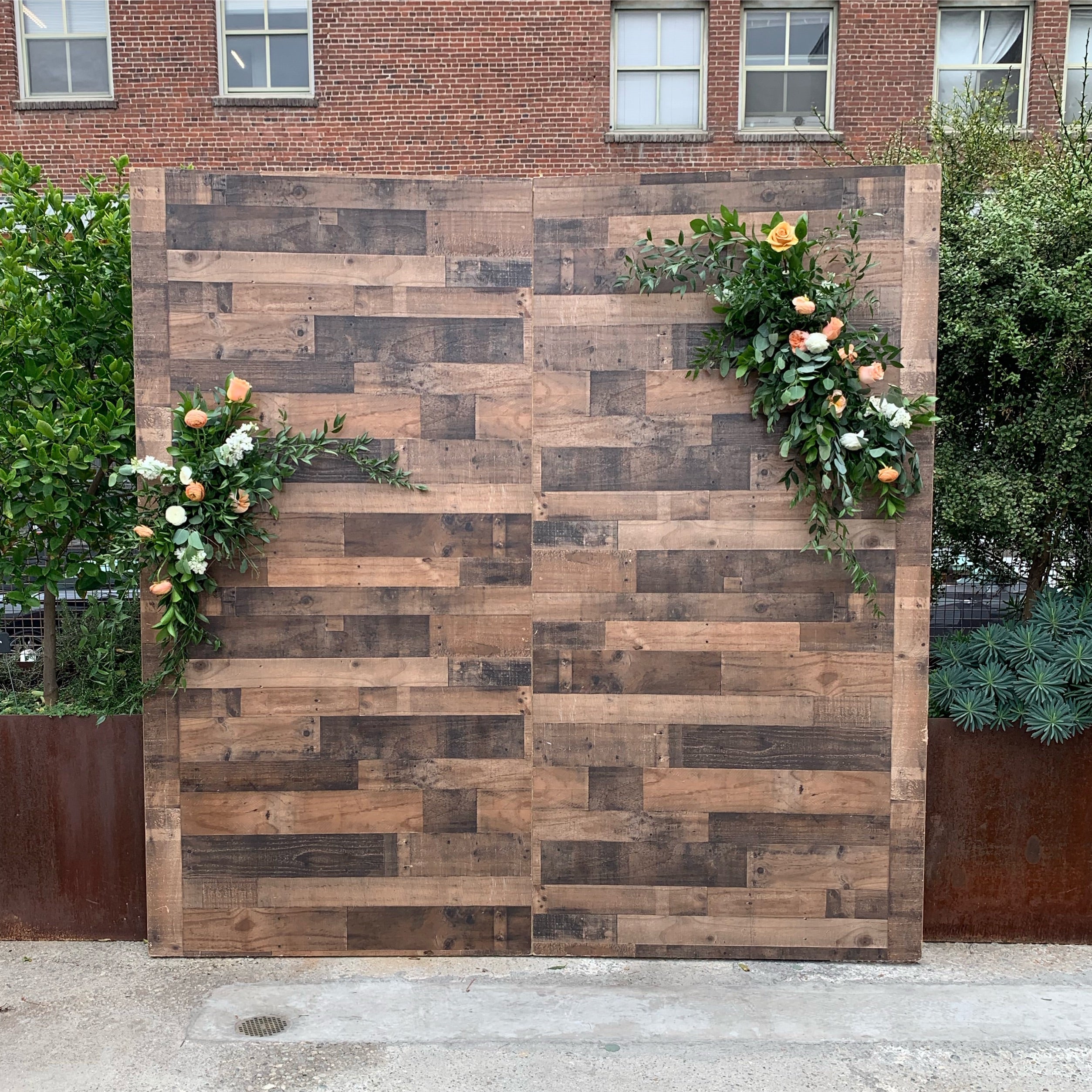 Faux Wood Backdrop