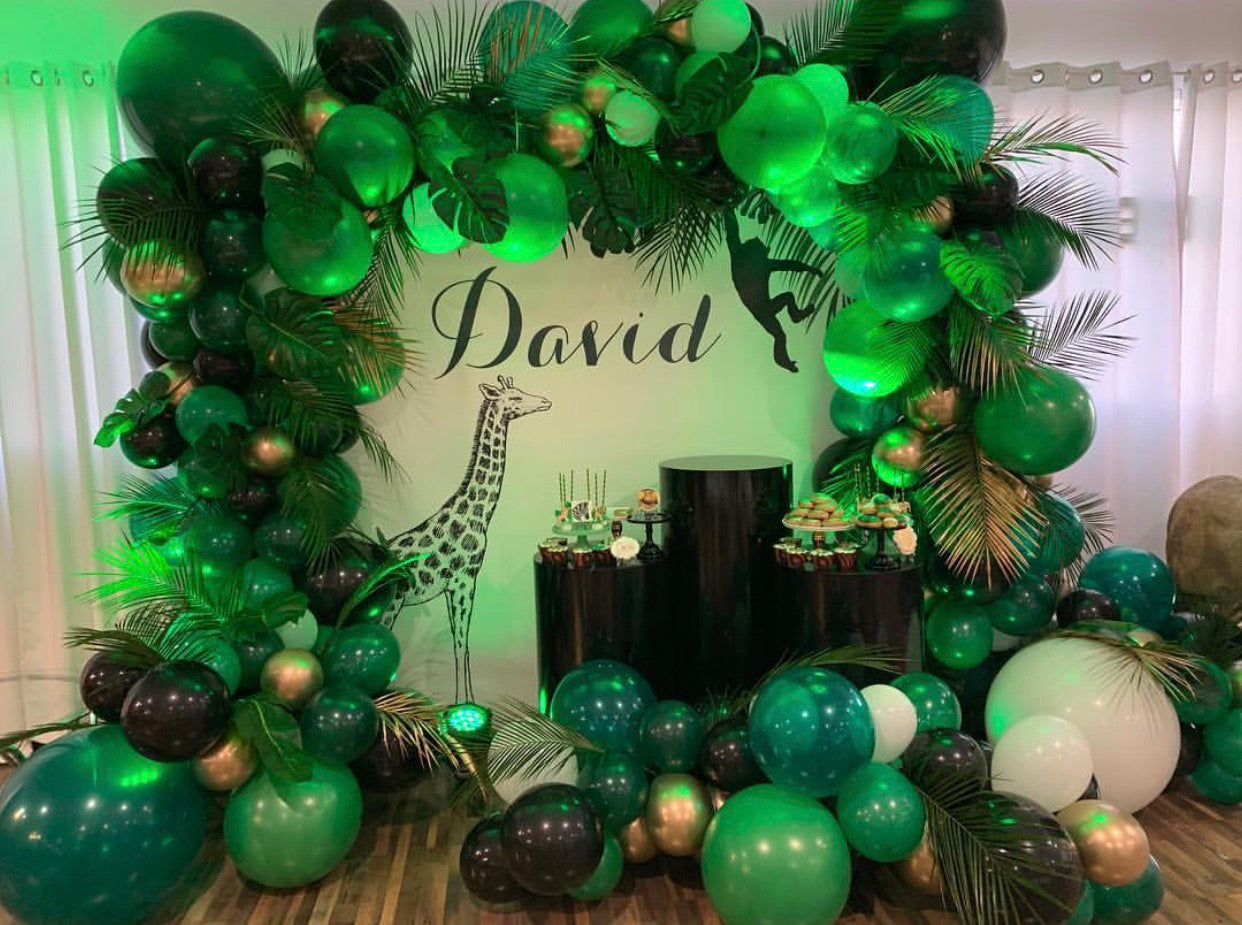 3 Foot Black Cylinder Table