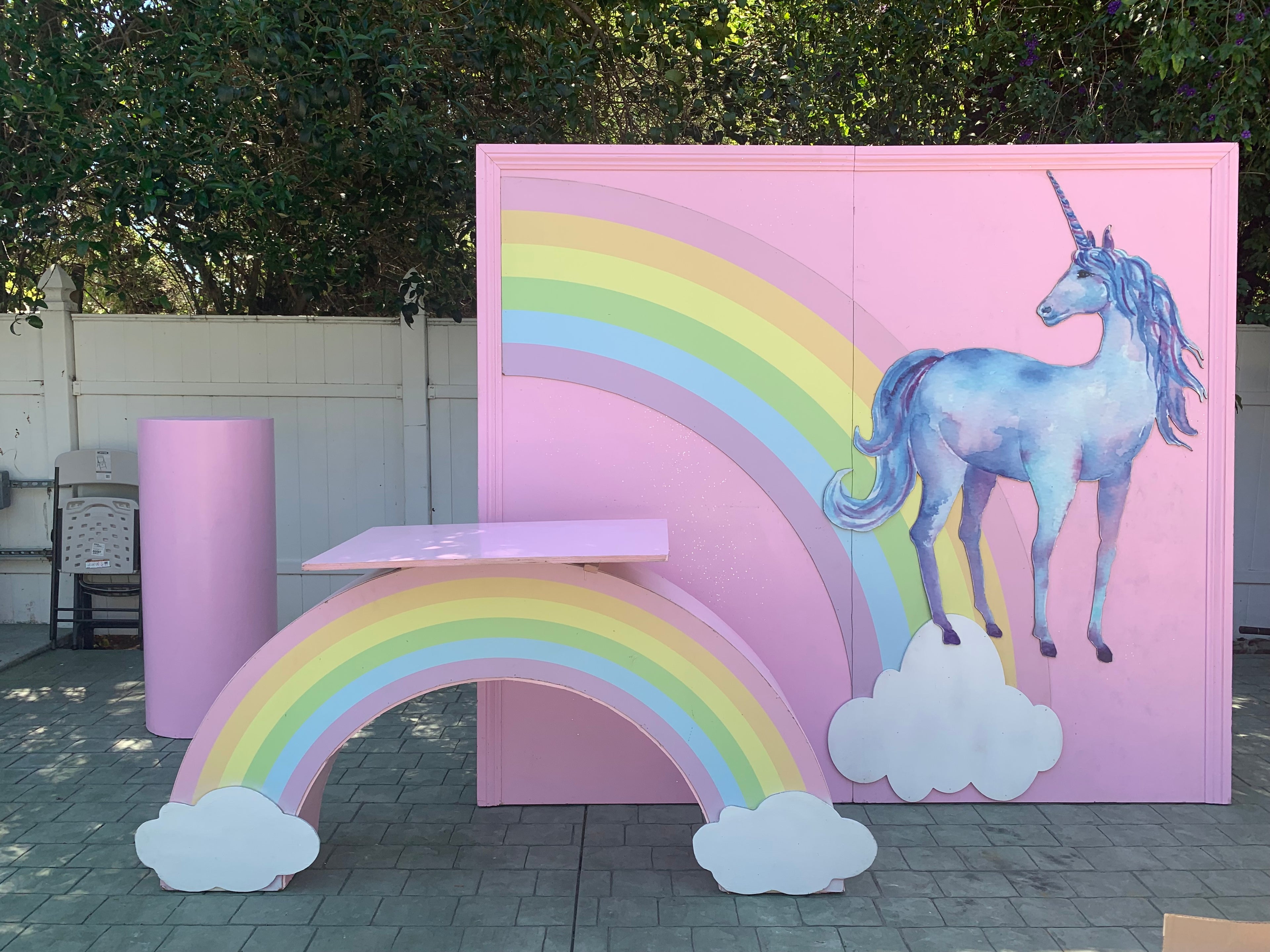 4 Foot Light Pink Cylinder