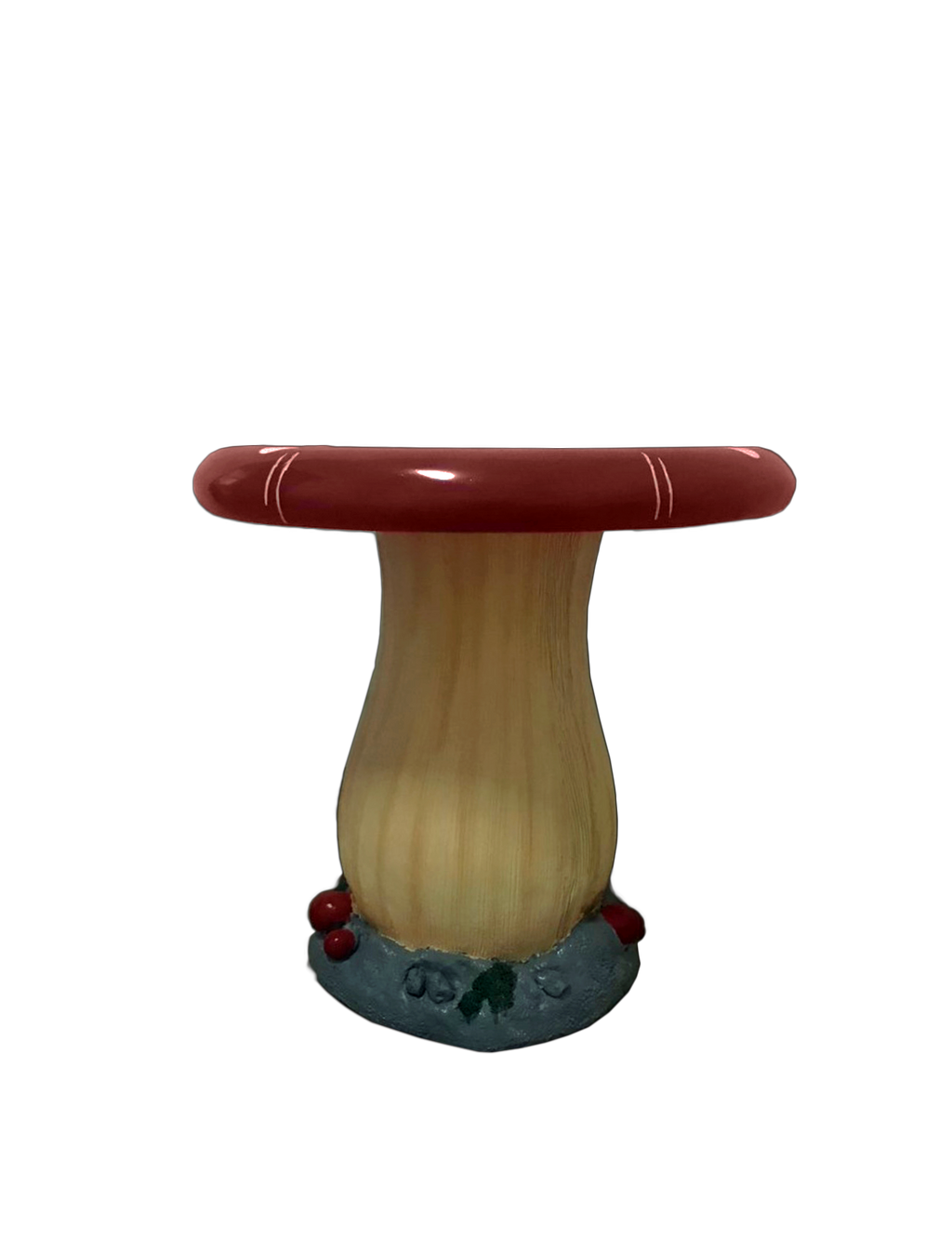 Flat Red Mushroom Top