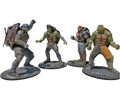 Four Teenage Mutant Ninja Turtles