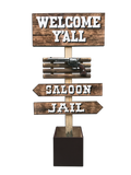 Western Welcome Sign
