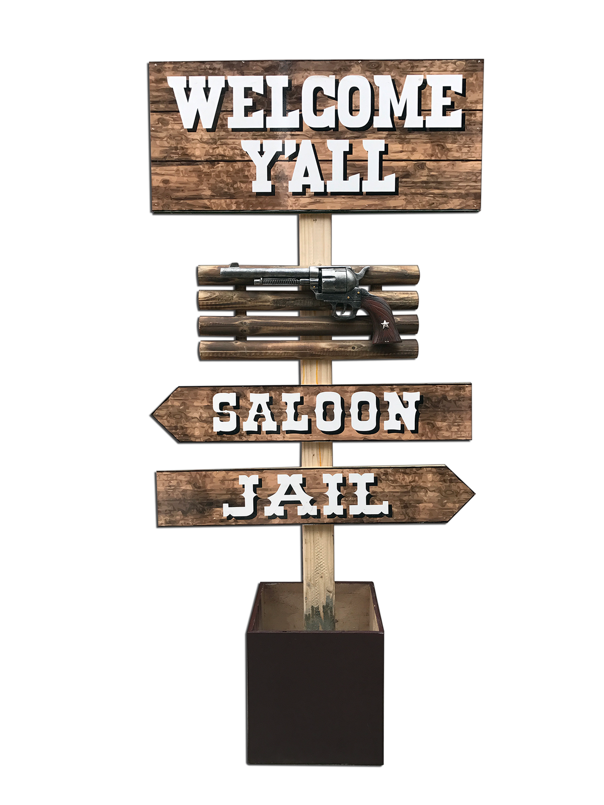 Western Welcome Sign