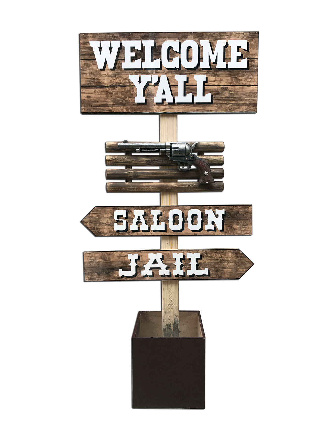 Western Welcome Sign