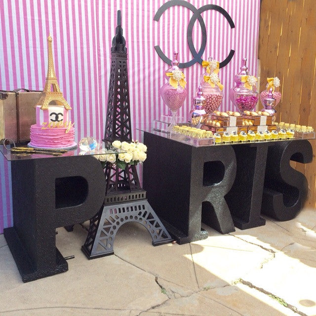 Black Paris Eiffel Tower