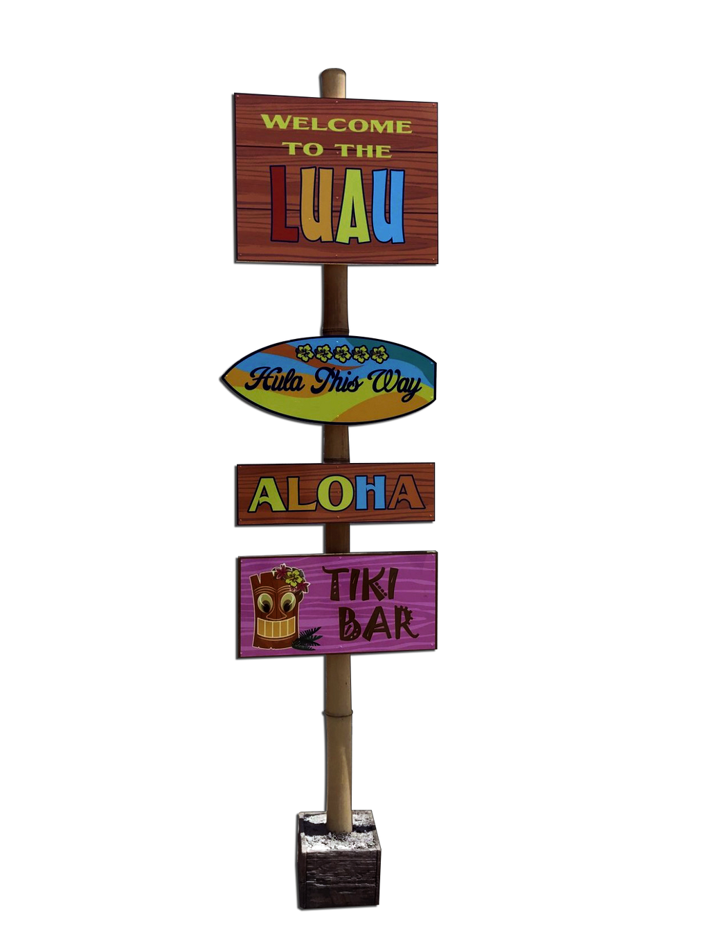 Luau Welcome Sign
