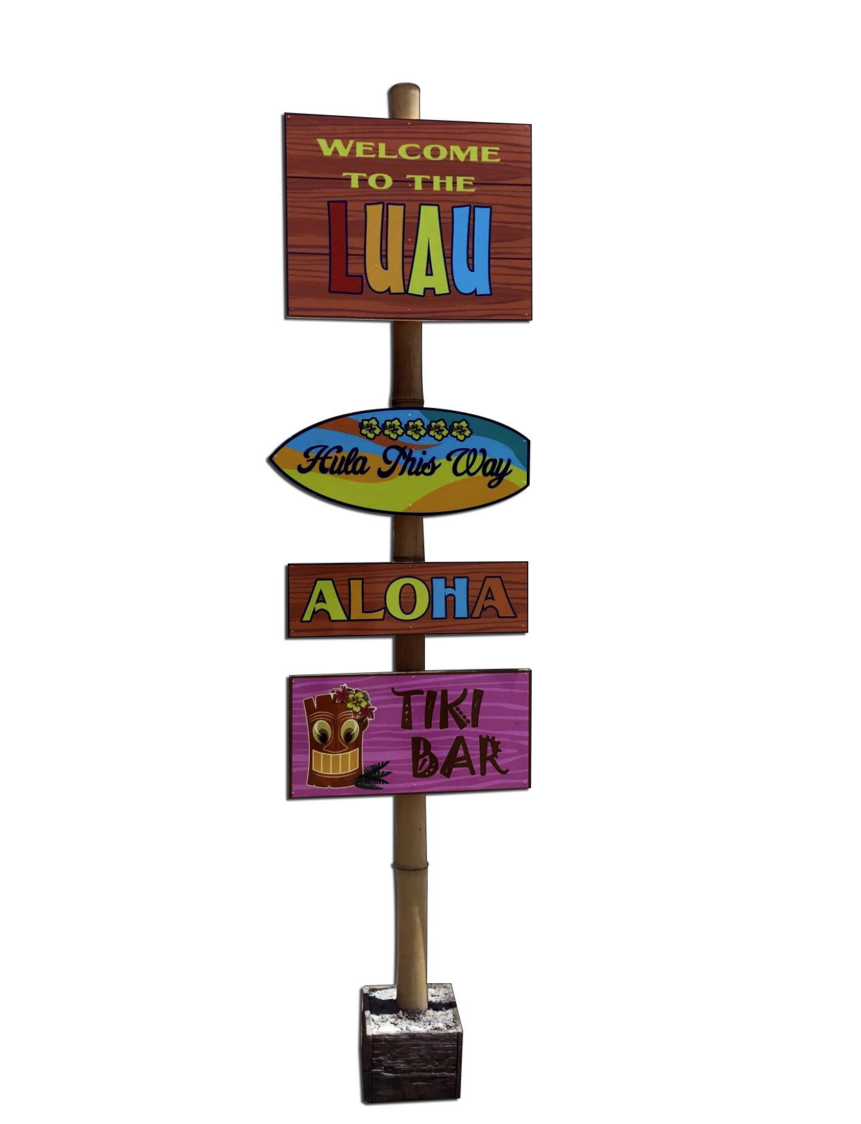 Luau Welcome Sign